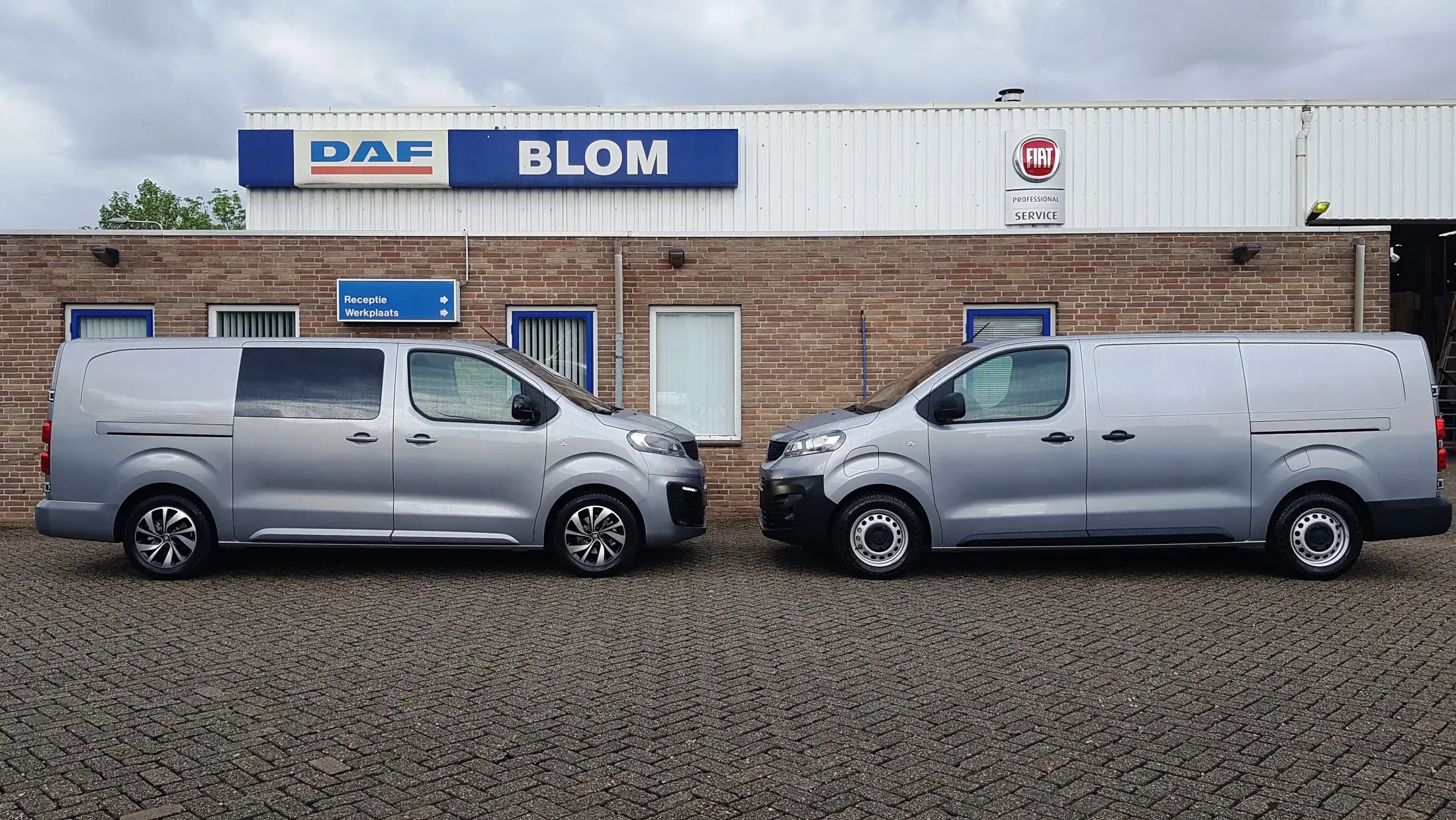 Akerdome - 2x Fiat E-Scudo 