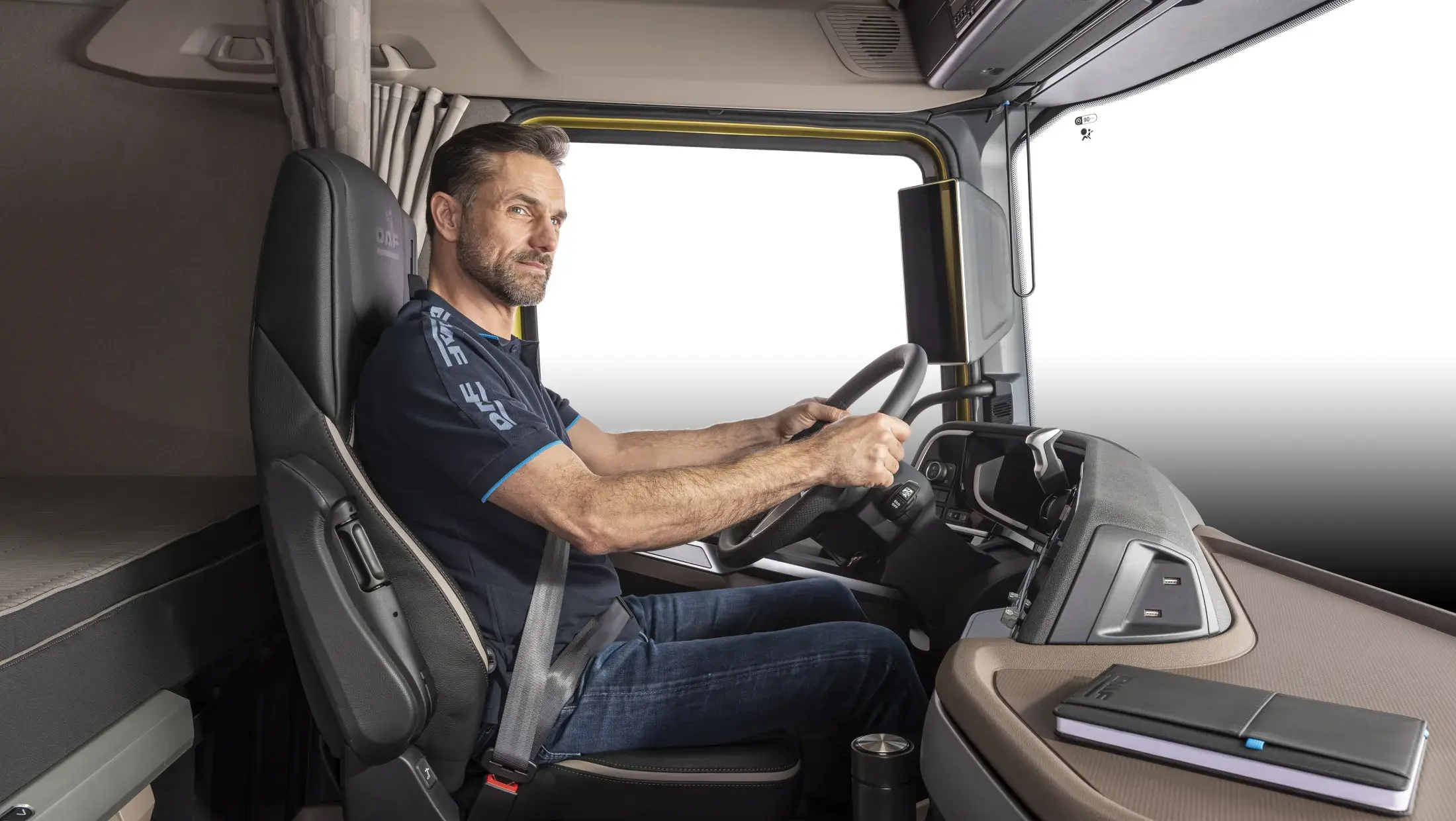 DAF NGD interieur - maximaal ruimte chauffeur