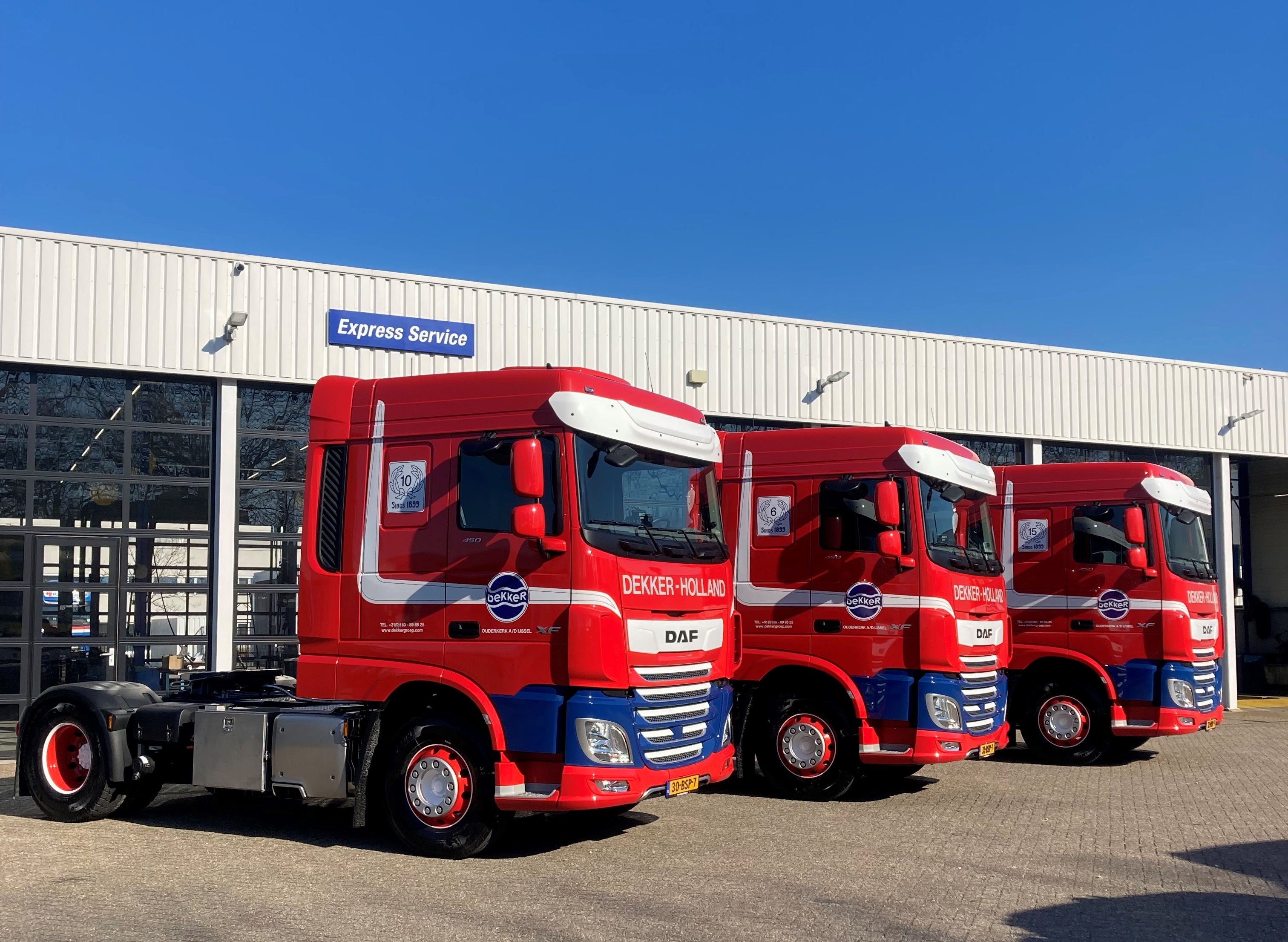 3x XF 450 FT SC - Dekker Transport