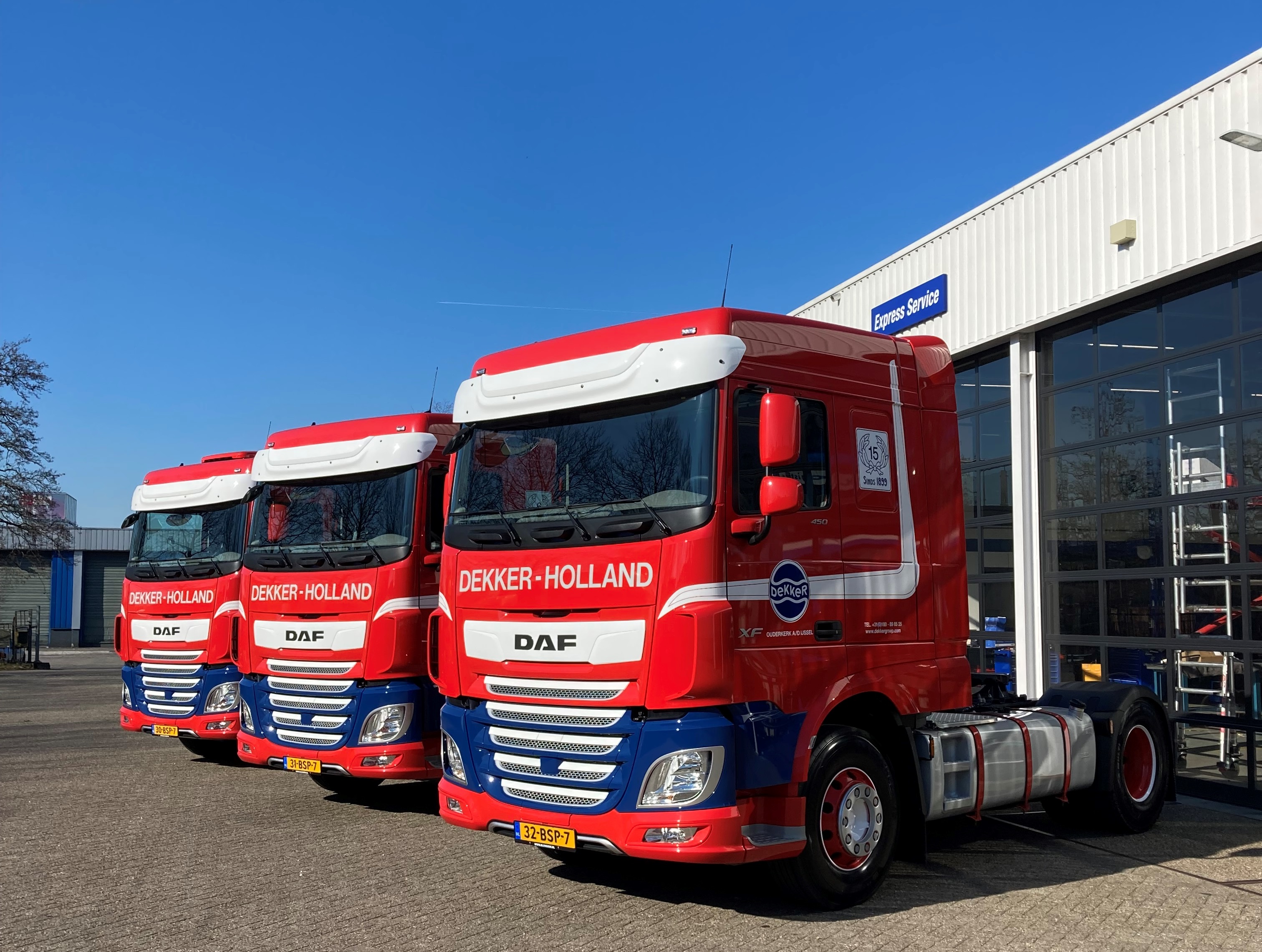 3x XF 450 FT SC - Dekker Transport