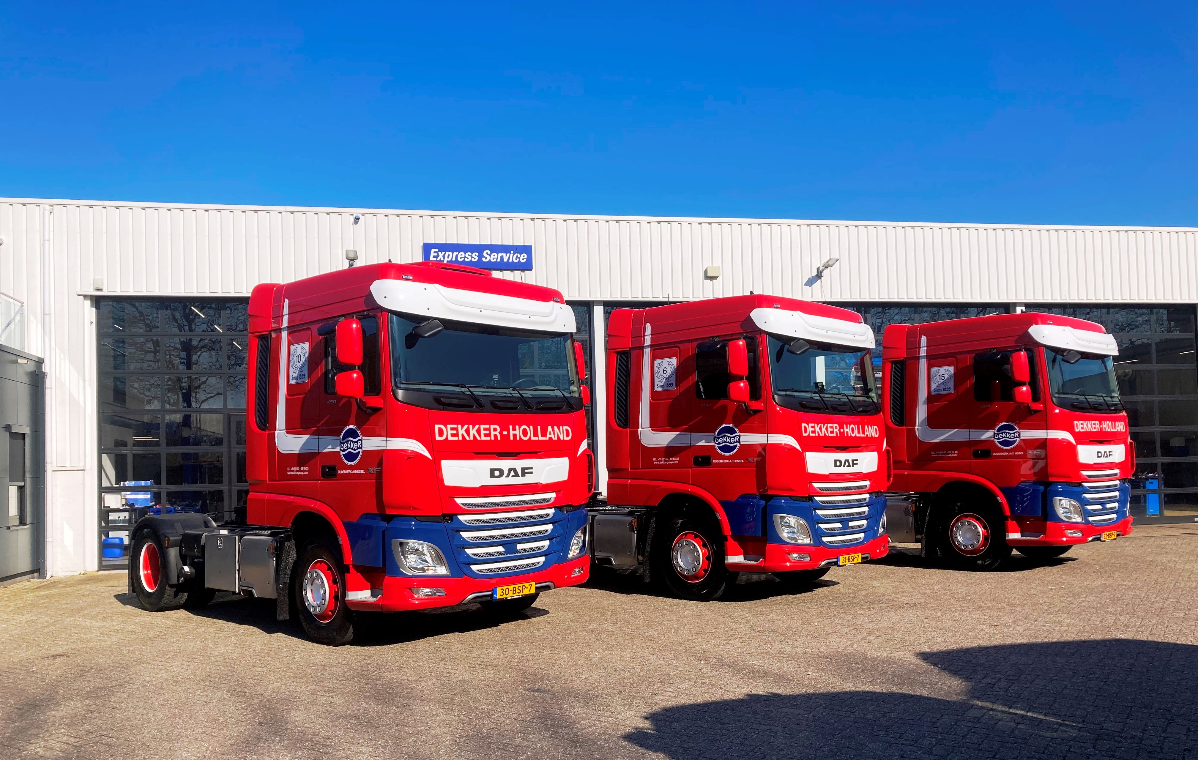 3x XF 450 FT SC - Dekker Transport