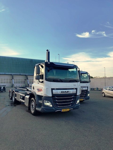 Avalex - Vervoer&Materieel - 2x DAF CF 410 FAN DC Haakarm 