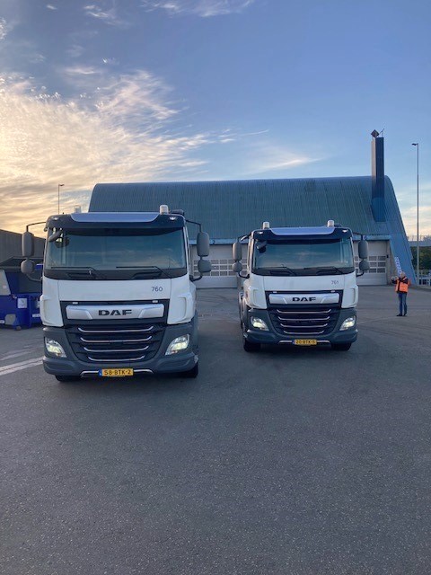 Avalex - Vervoer&Materieel - 2x DAF CF 410 FAN DC Haakarm 
