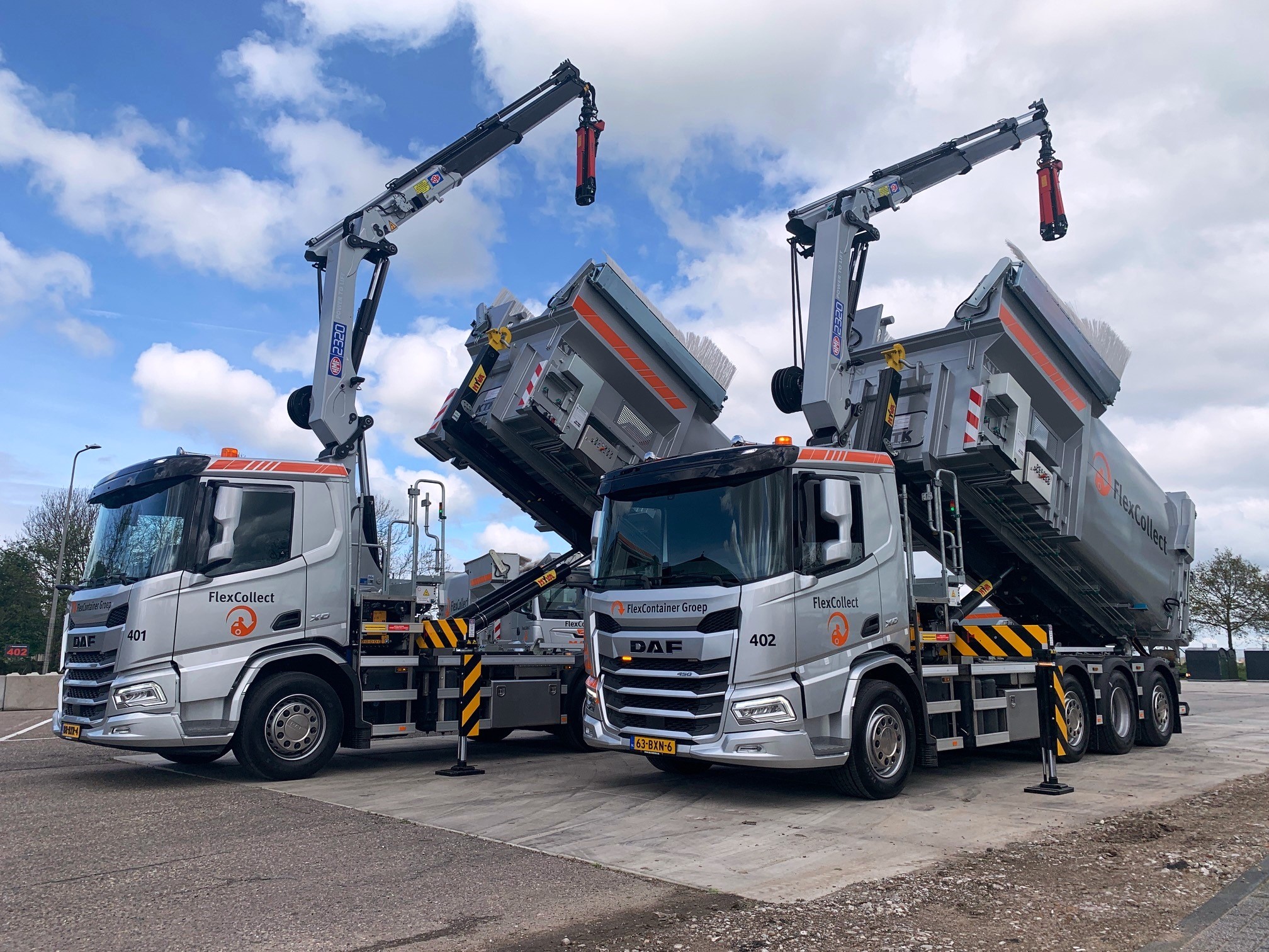 2x DAF XD 450 FAQ NGD DC - Flex Collect 