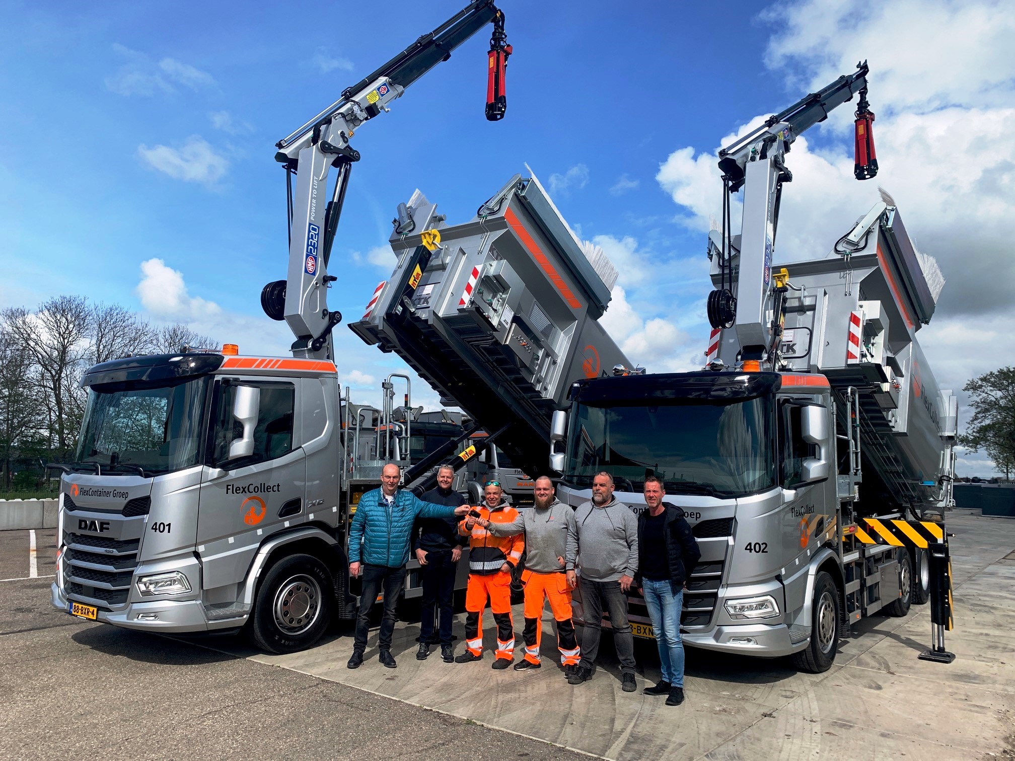 2x DAF XD 450 FAQ NGD DC - Flex Collect 