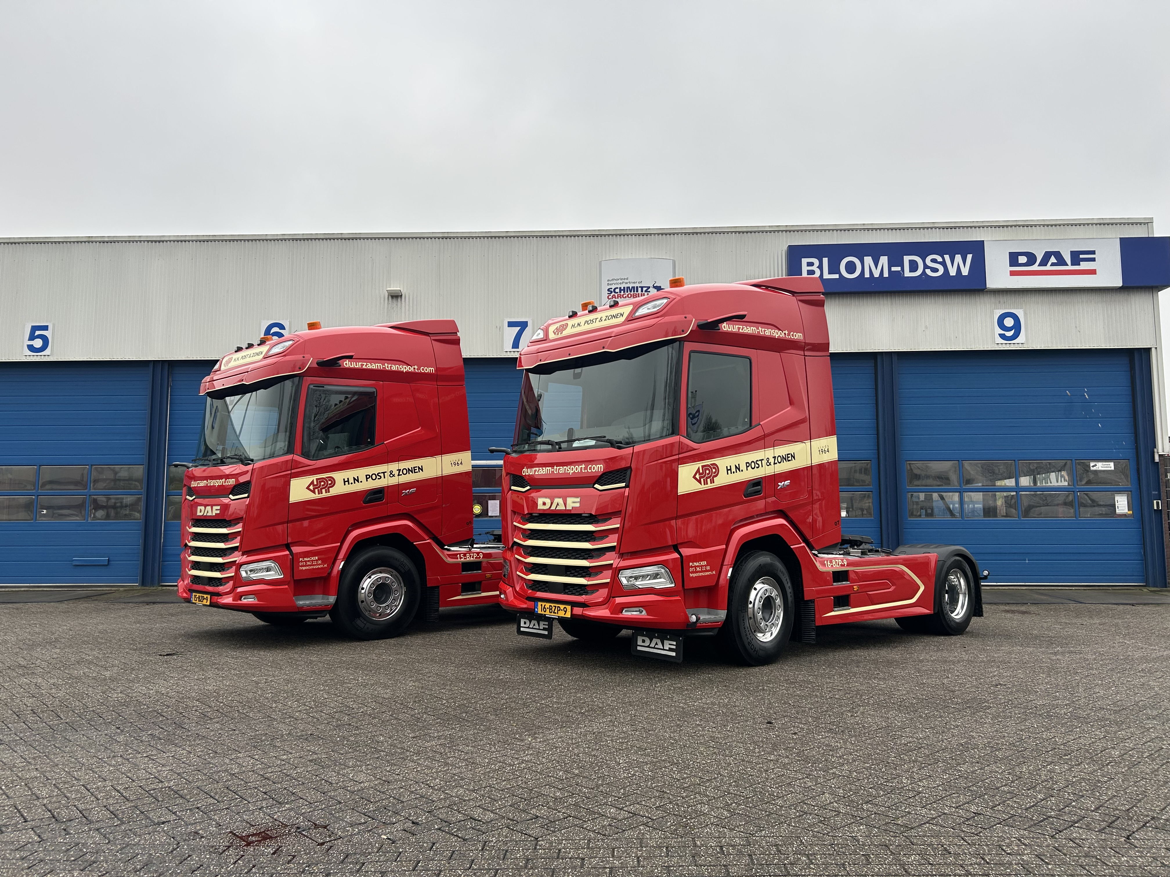 2x DAF XF 480 FT NGD - HN POST EN ZN BV
