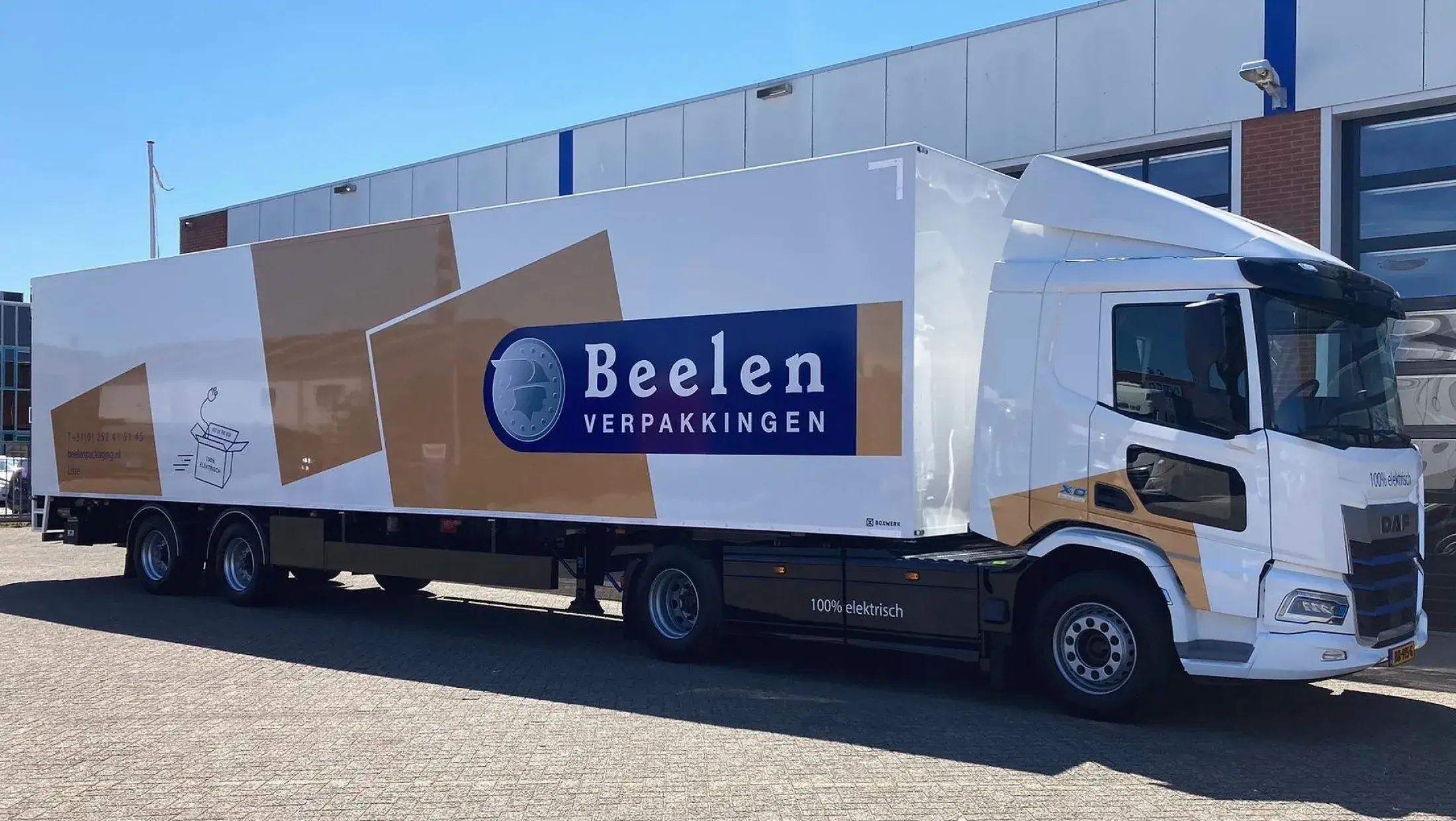 Beelen Verpakkingen DAF XD 270E FT Electric