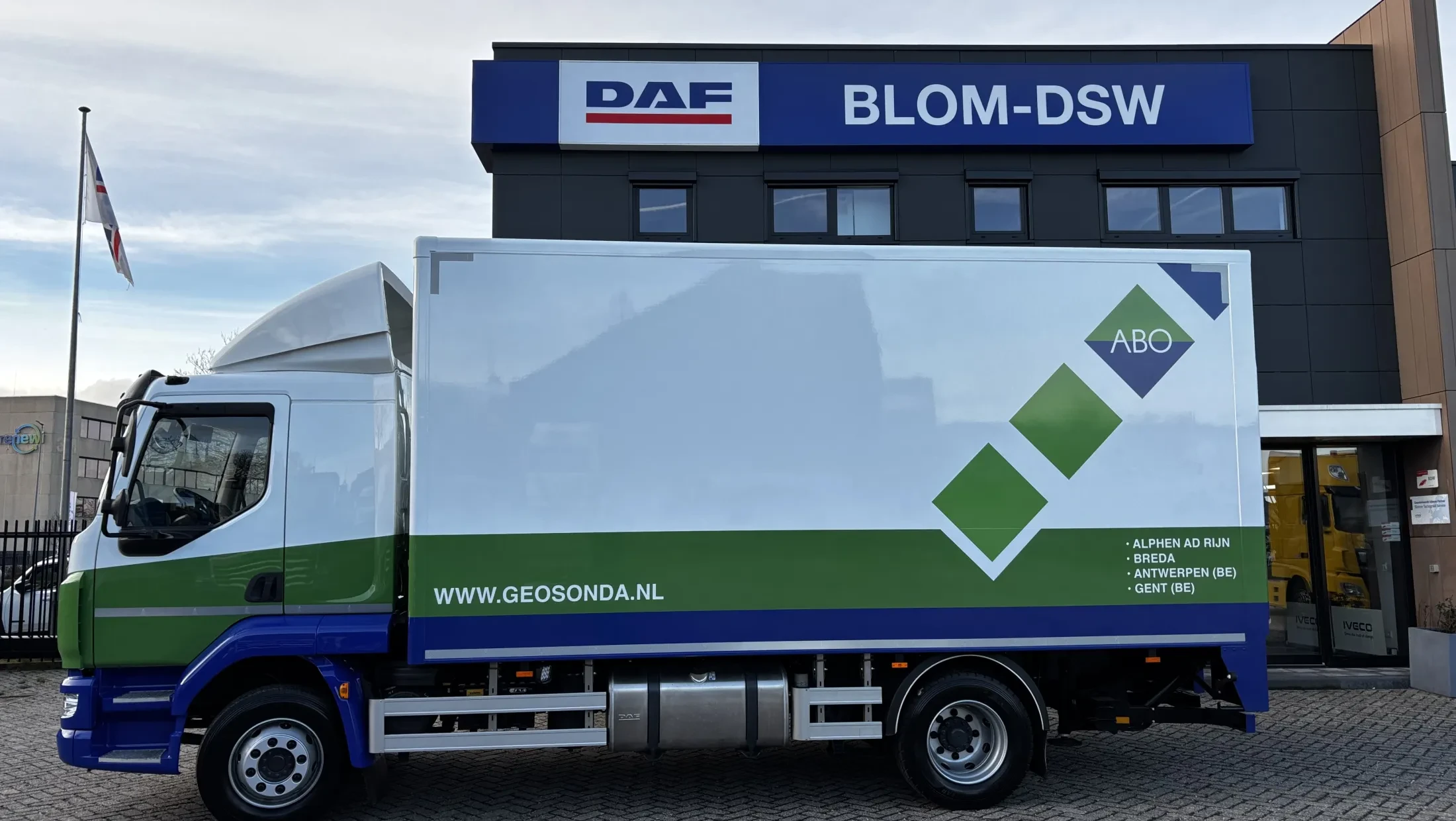 DAF XB 210 FA DC 14T - Geosonda