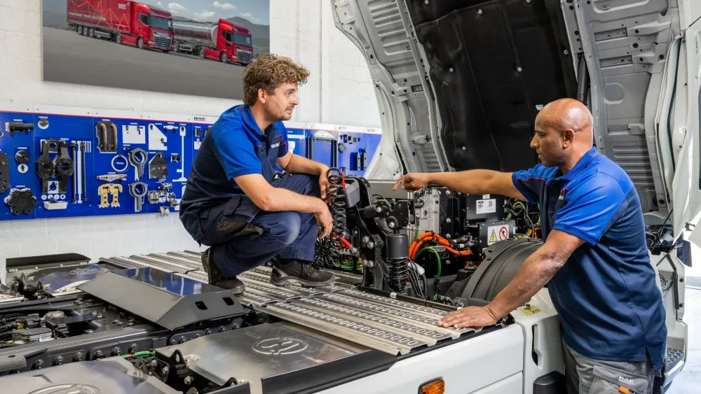 Werkplaats - onderhoud DAF Electric